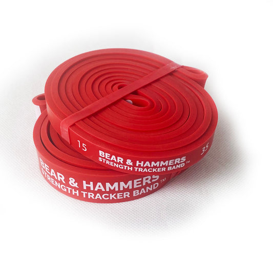 Bear and hammers Mix pack total =100 lbs Resistance Bands